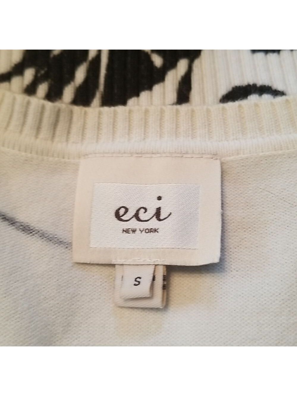 ECI Button Down Sweater SZ Small - Picture 7 of 9